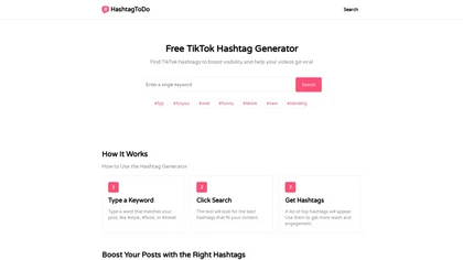 TikTok Hashtag Generator